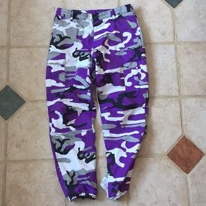 Purple Camo Pants
